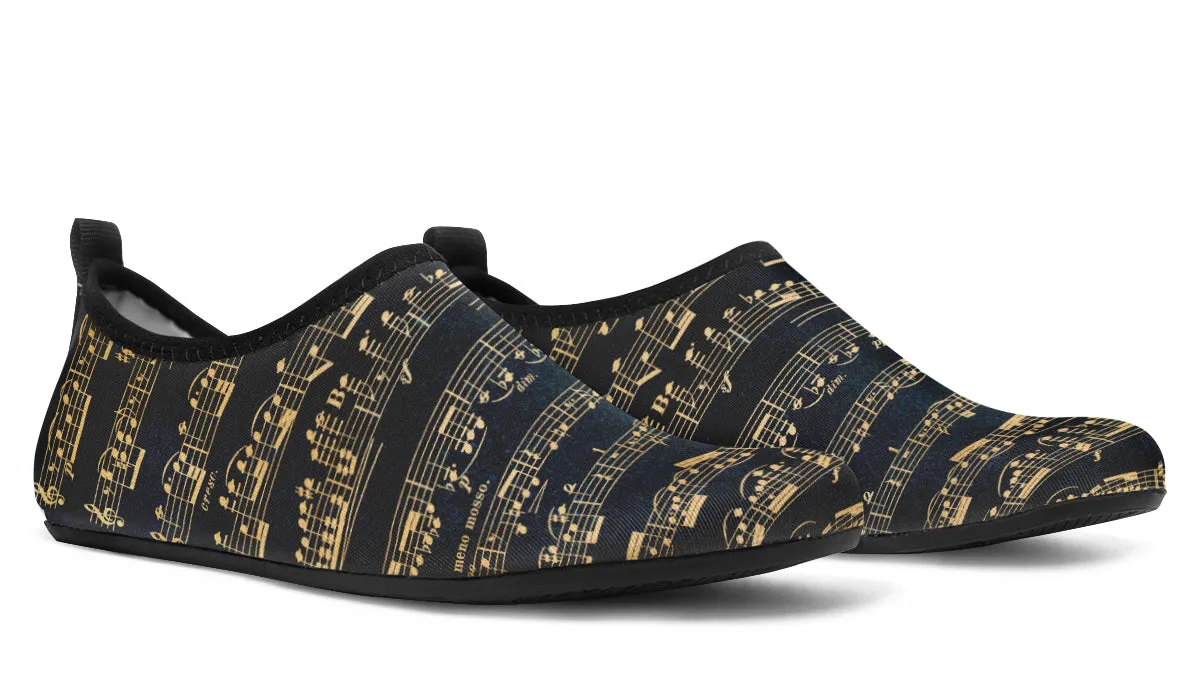 Golden Music Water Shoes