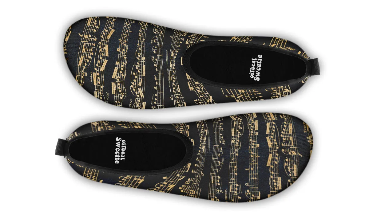 Golden Music Water Shoes