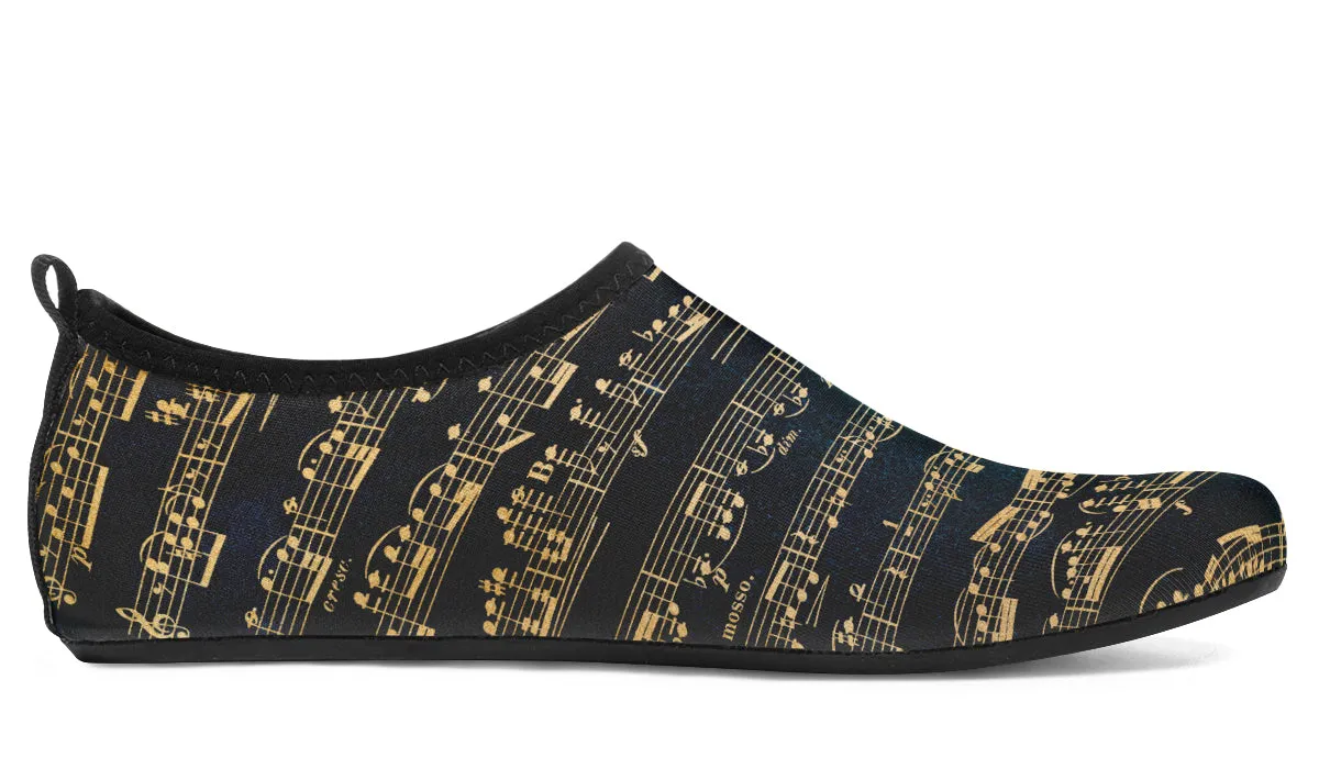 Golden Music Water Shoes