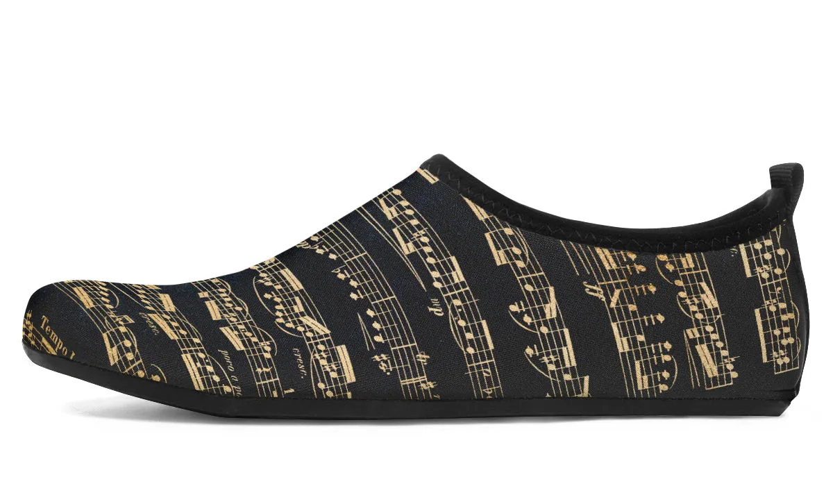 Golden Music Water Shoes