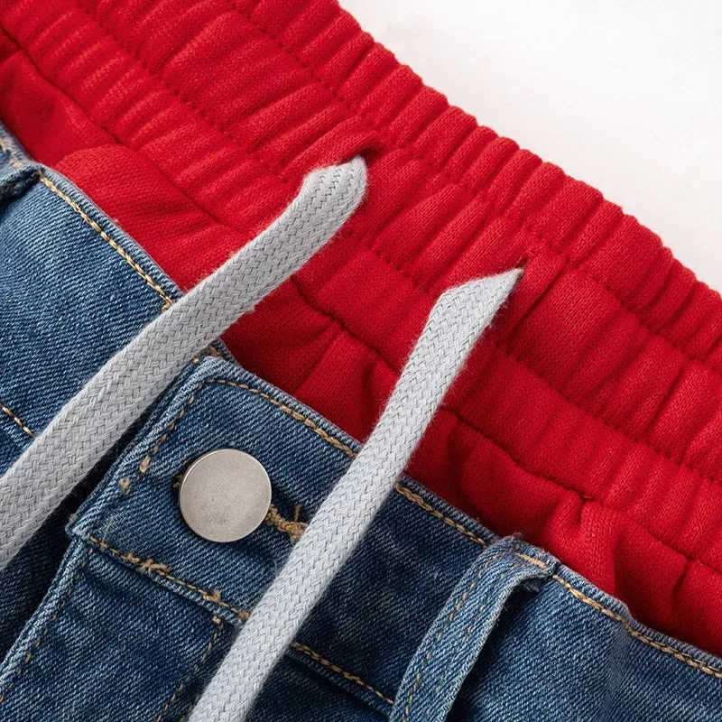 High Value Patchwork Denim Pants