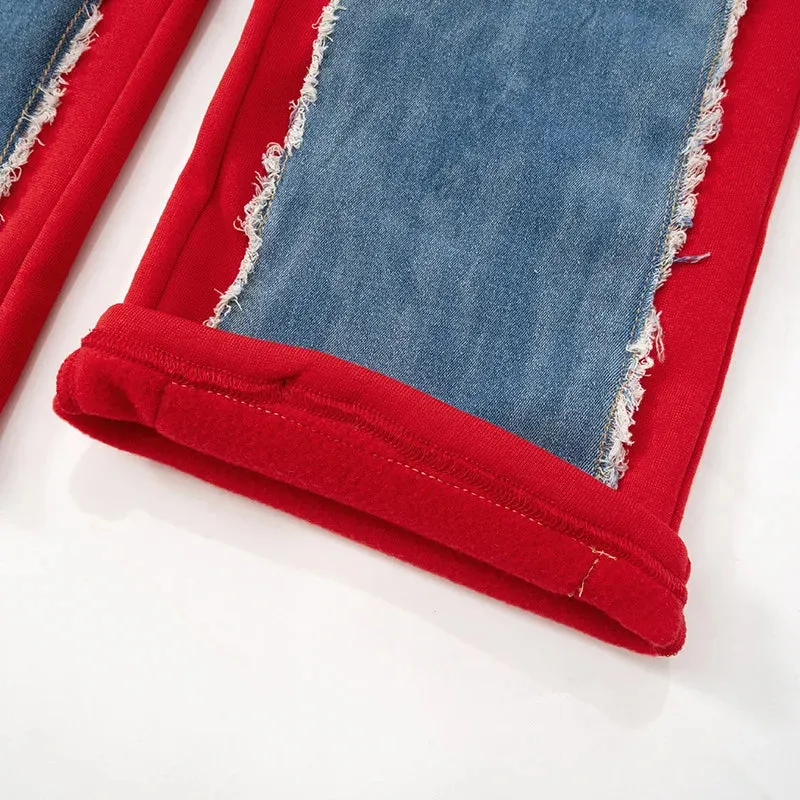 High Value Patchwork Denim Pants
