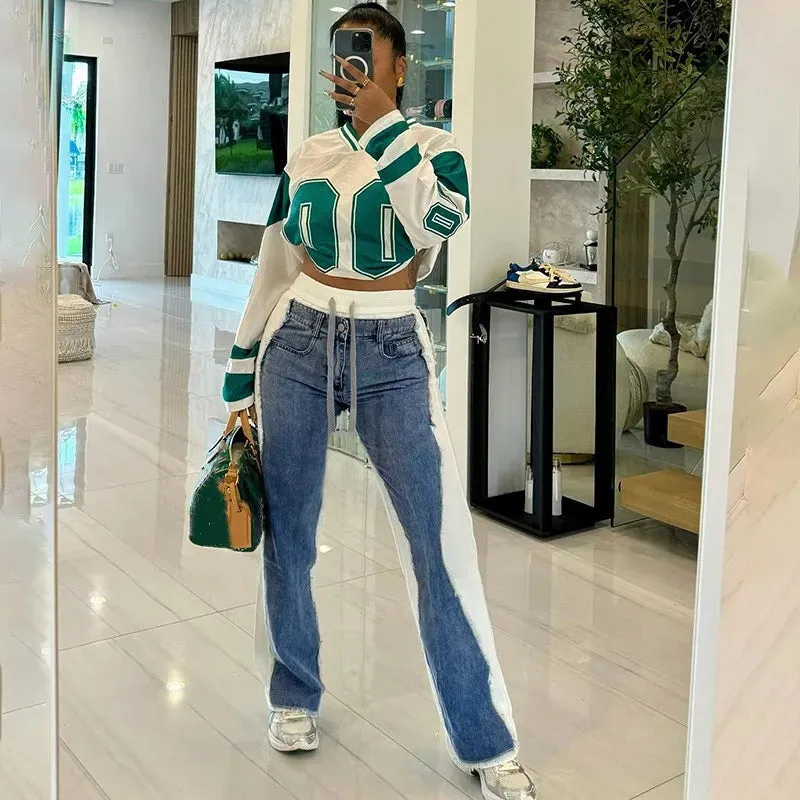 High Value Patchwork Denim Pants