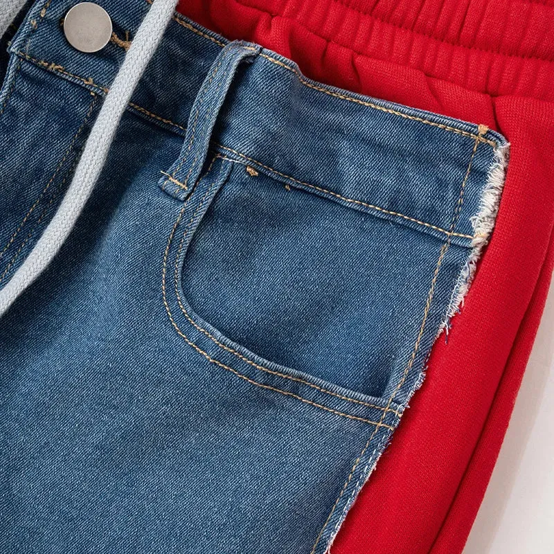 High Value Patchwork Denim Pants