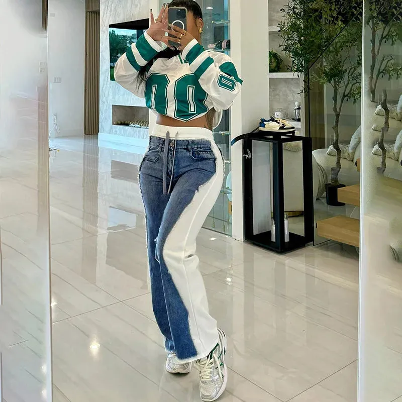 High Value Patchwork Denim Pants