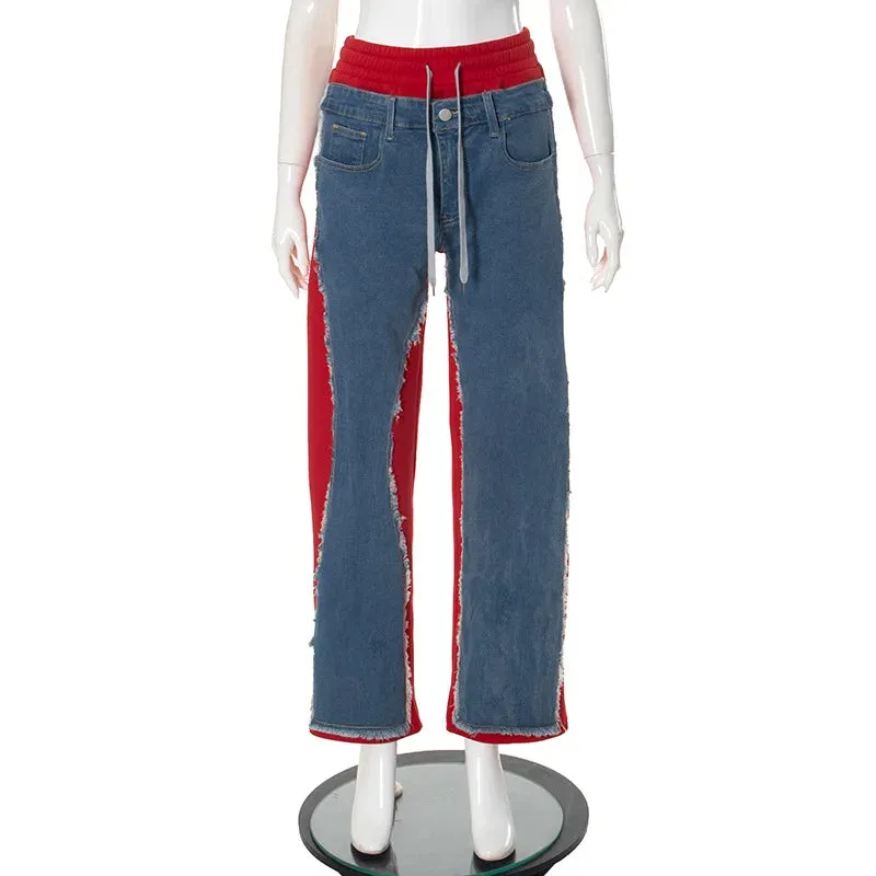 High Value Patchwork Denim Pants