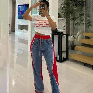 High Value Patchwork Denim Pants