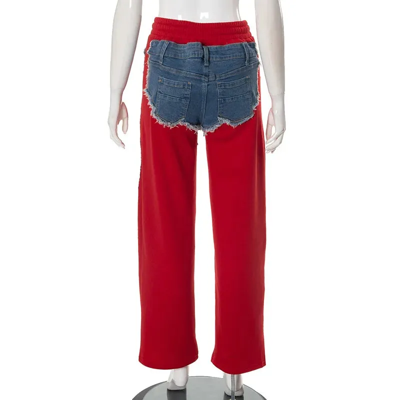 High Value Patchwork Denim Pants