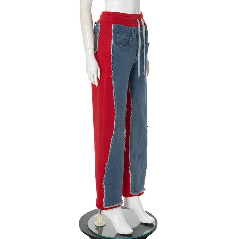 High Value Patchwork Denim Pants