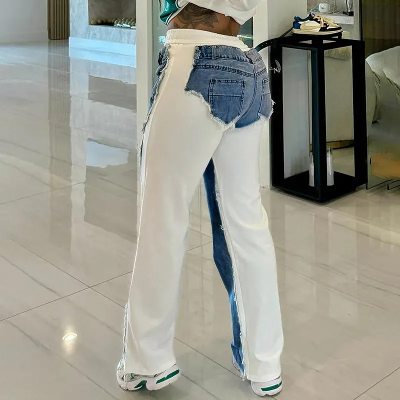 High Value Patchwork Denim Pants