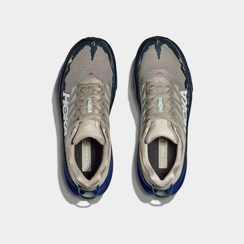 Hoka Mens Torrent 4 Running Trail Brown/blue _ 183673 _ Brown