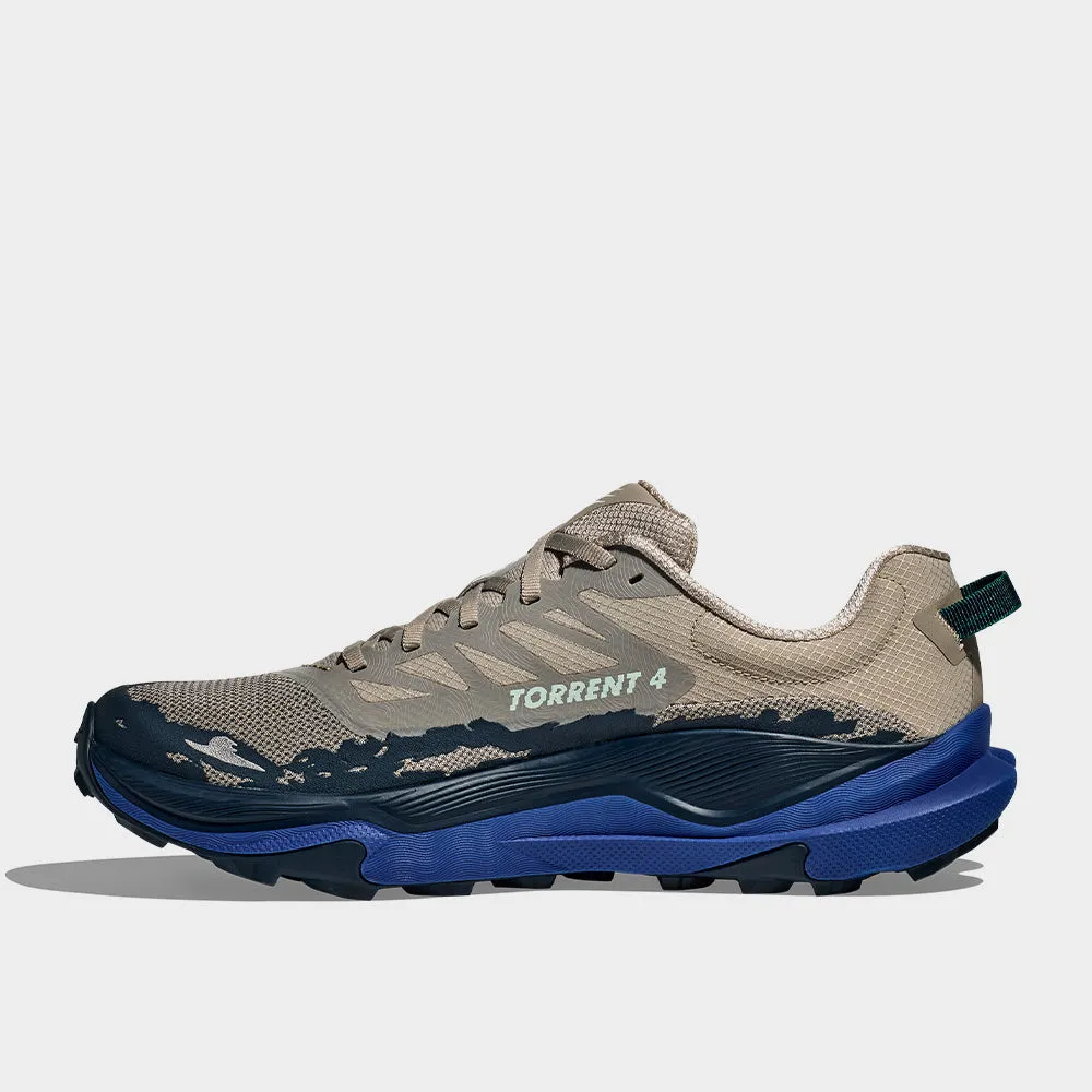 Hoka Mens Torrent 4 Running Trail Brown/blue _ 183673 _ Brown