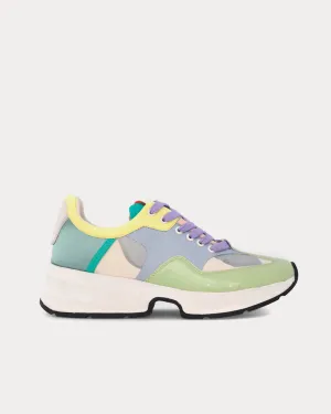 Jamie Green / Blue Pastel Low Top Sneakers