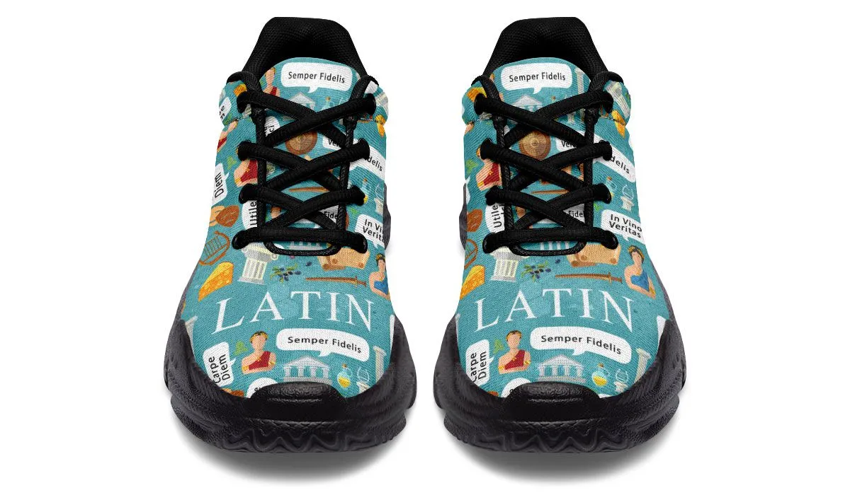 Latin Phrases Chunky Sneakers