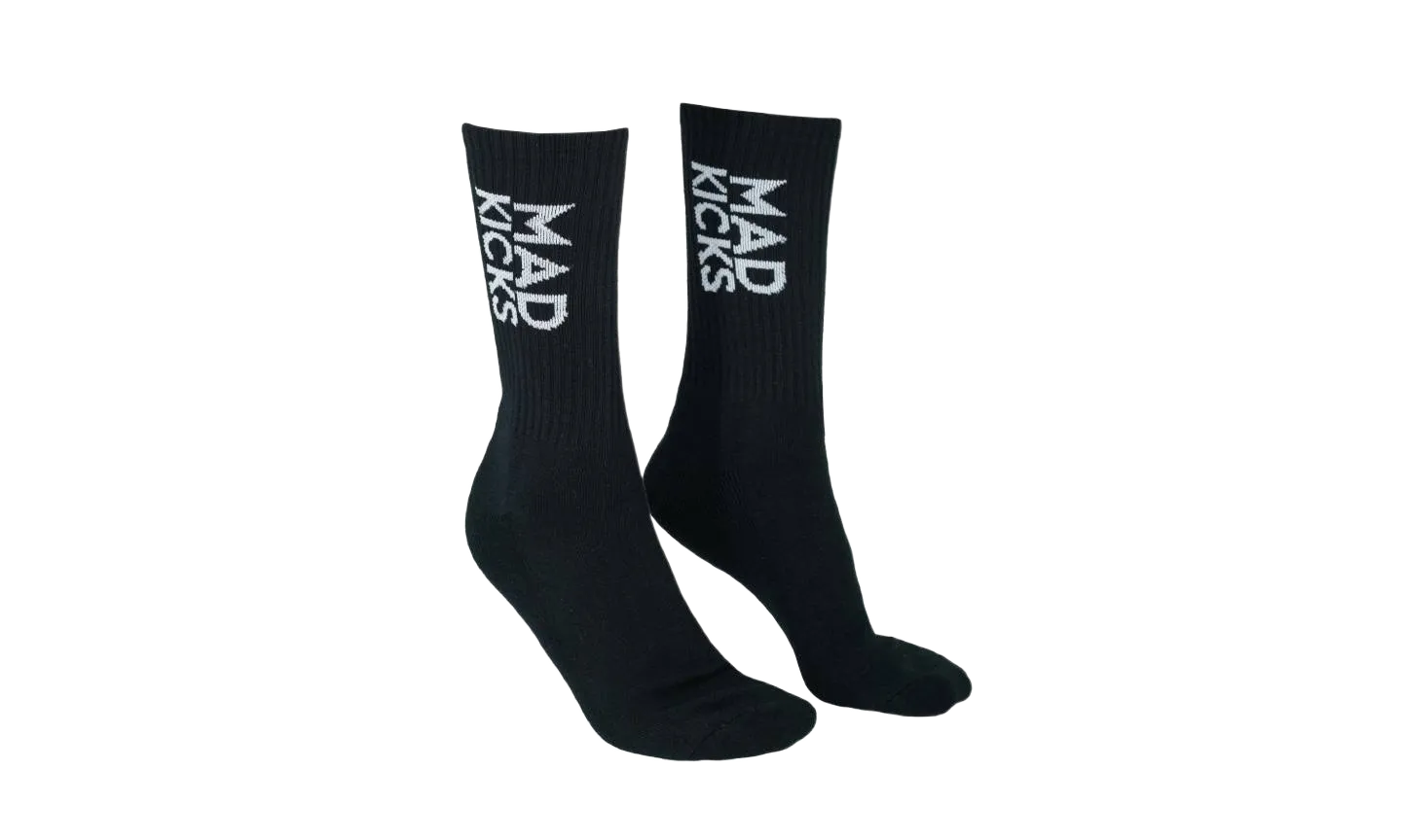 Mad Kicks Socks "Intense Black"