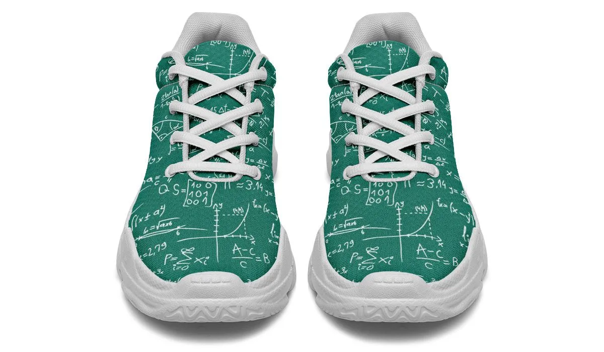 Math Formula Chunky Sneakers
