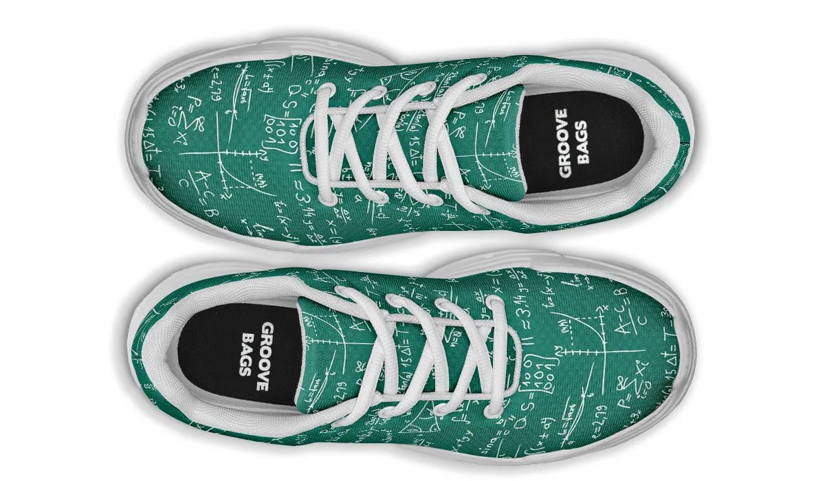 Math Formula Chunky Sneakers