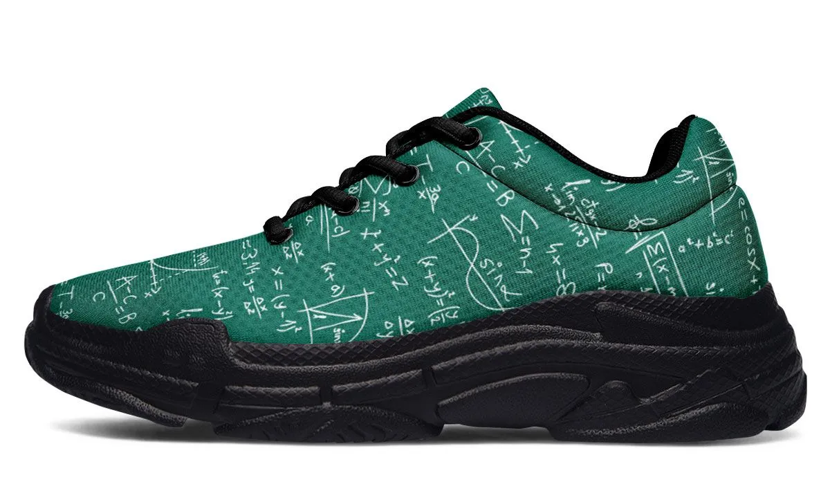 Math Formula Chunky Sneakers