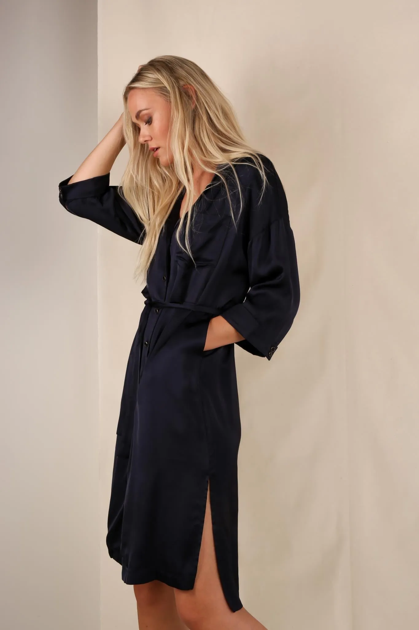 Megan Dress - Navy