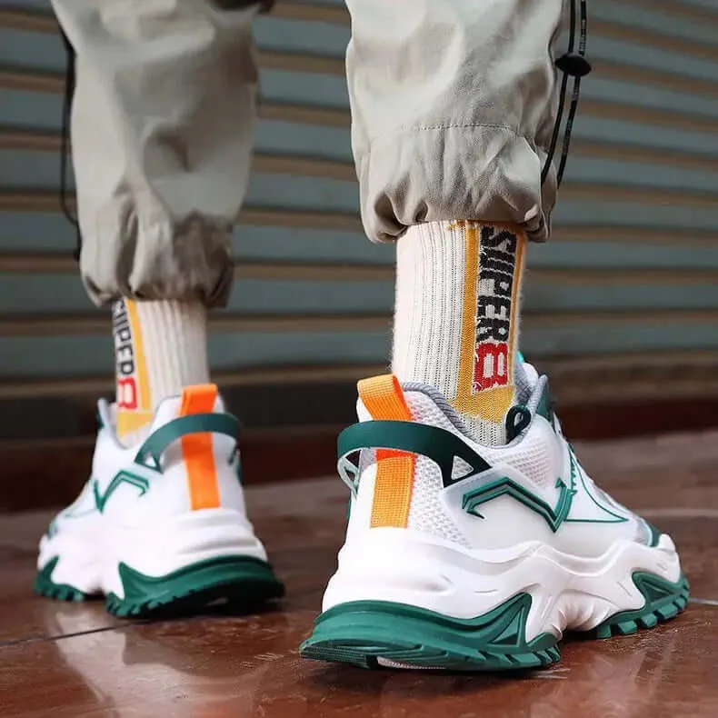 Men's Chunky Breathable Mesh Sneakers