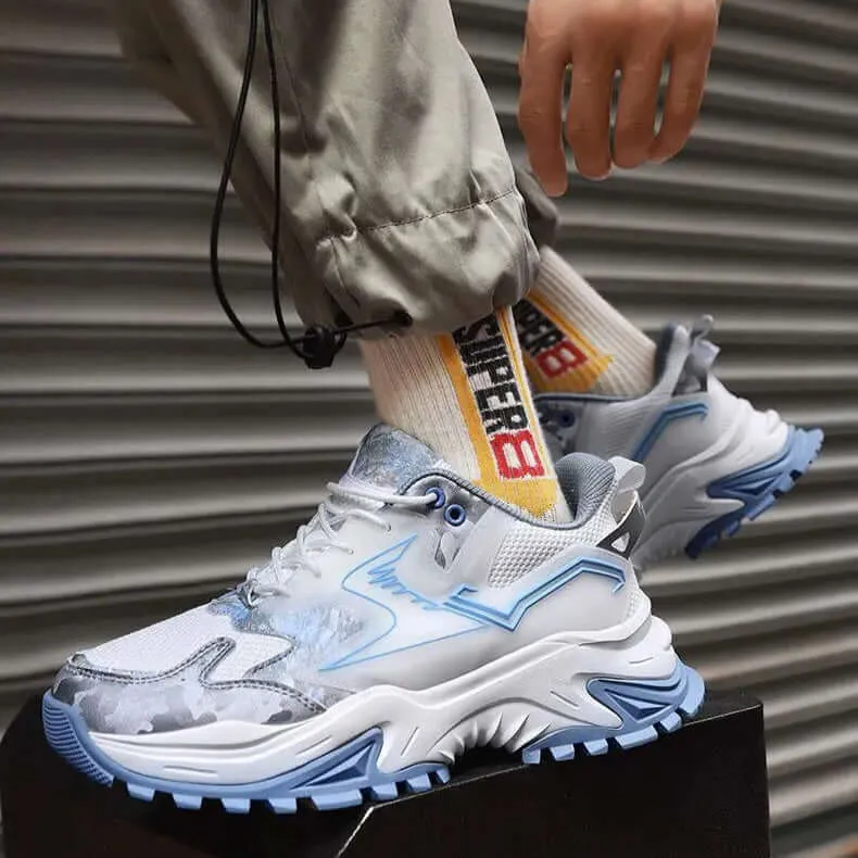 Men's Chunky Breathable Mesh Sneakers