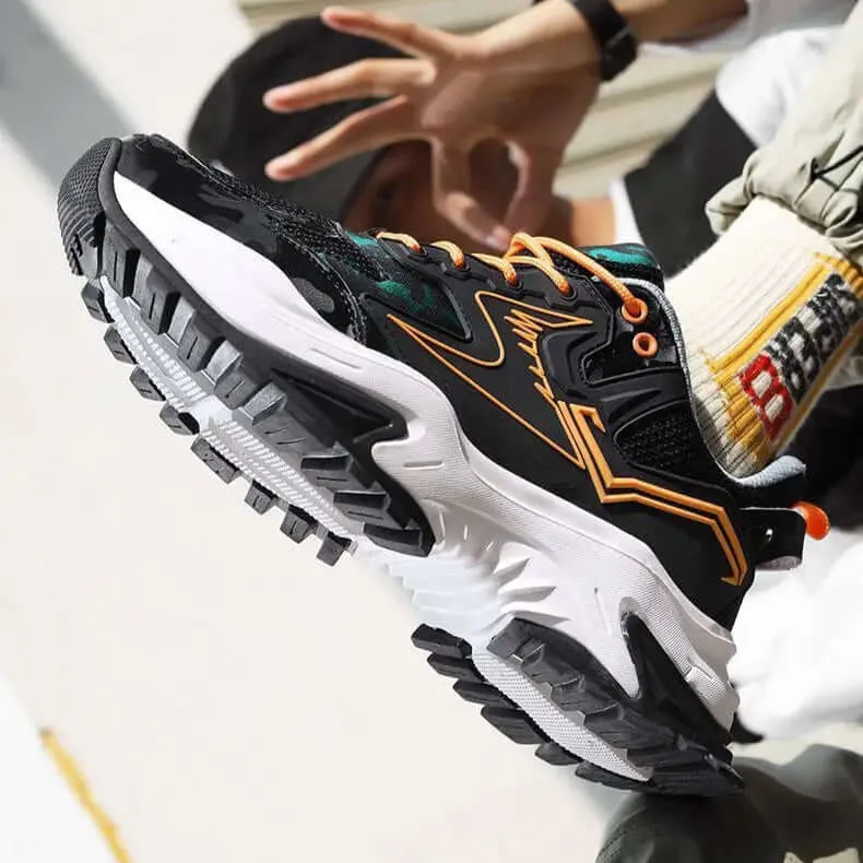 Men's Chunky Breathable Mesh Sneakers