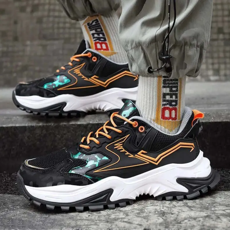 Men's Chunky Breathable Mesh Sneakers