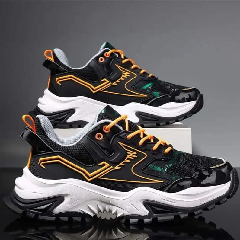 Men's Chunky Breathable Mesh Sneakers