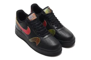 Men's Nike Air Force 1 '07 LV8 "Misplaced Swoosh" (Black/Multicolor)(CK7214-001)