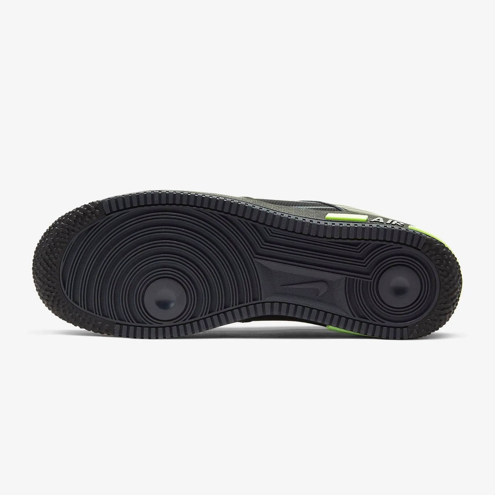Men's Nike Air Force 1 React (Black/Violet Star/Barely Volt/Anthracite)(CD4366-001)