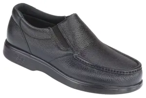 Men's Side Gore Slip On Loafer in Black