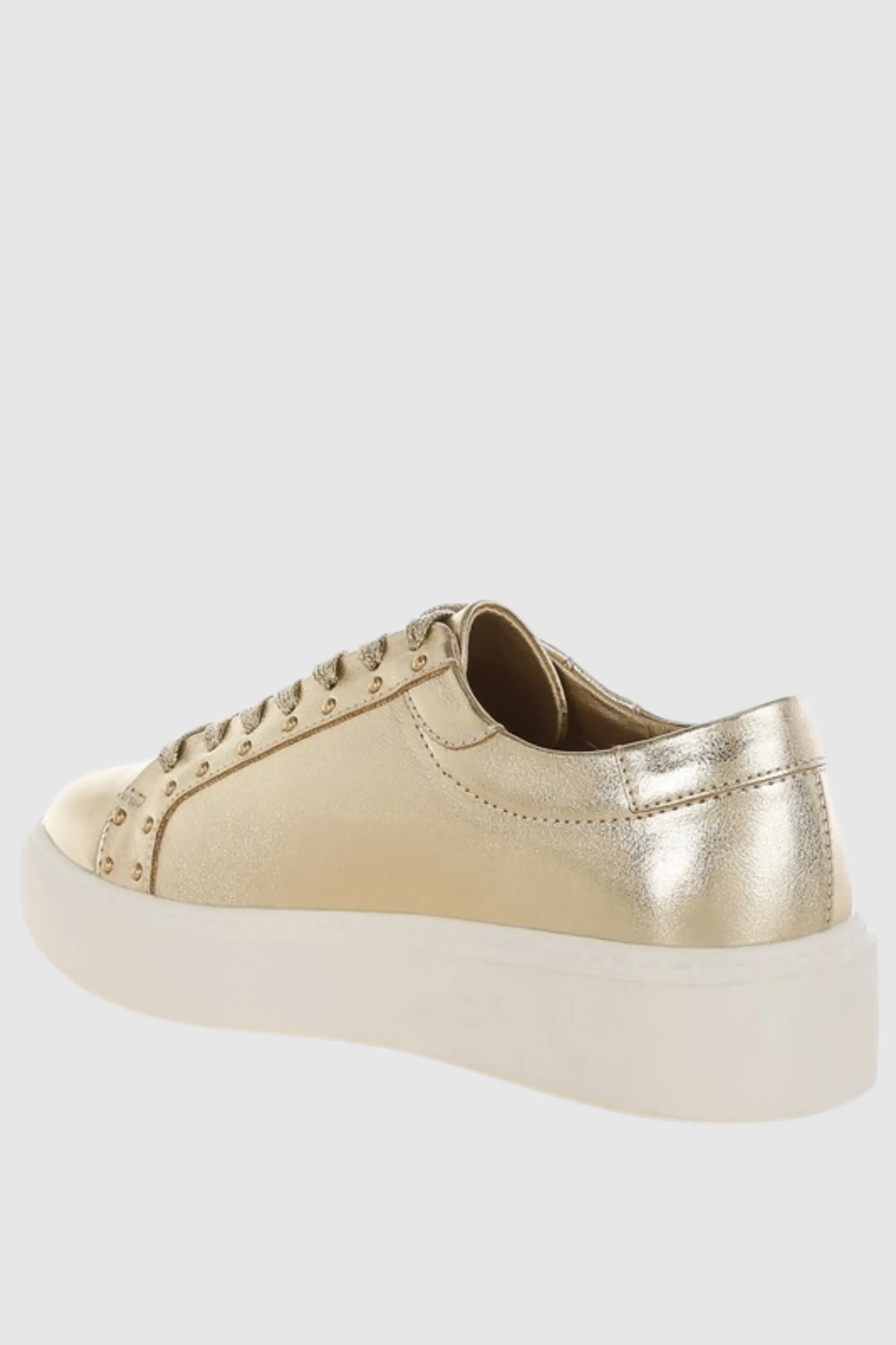 Metallic Pleather Chunky Sneakers