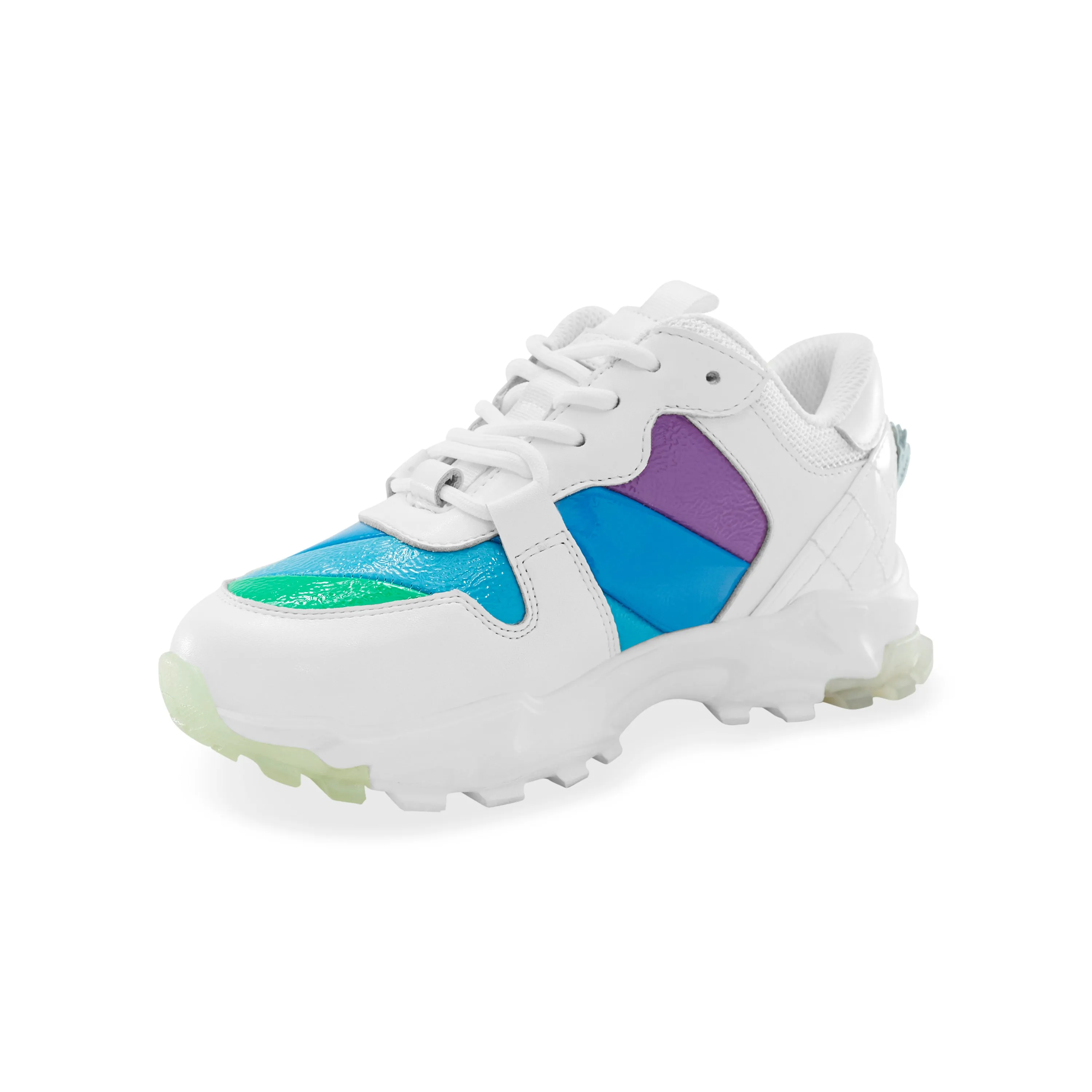 Mini Lettie Eagle Sneaker - Big Kid White Multi