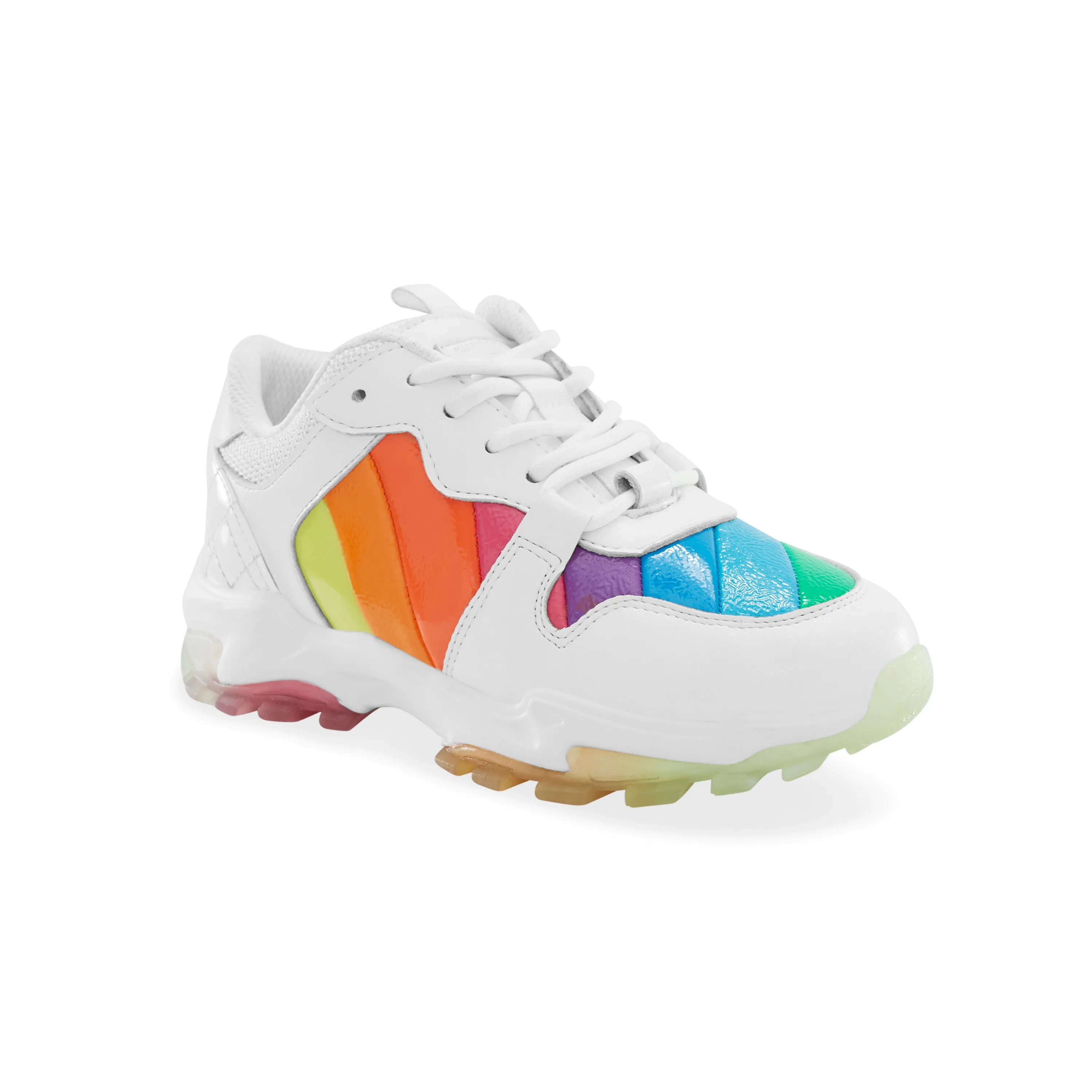 Mini Lettie Eagle Sneaker - Big Kid White Multi