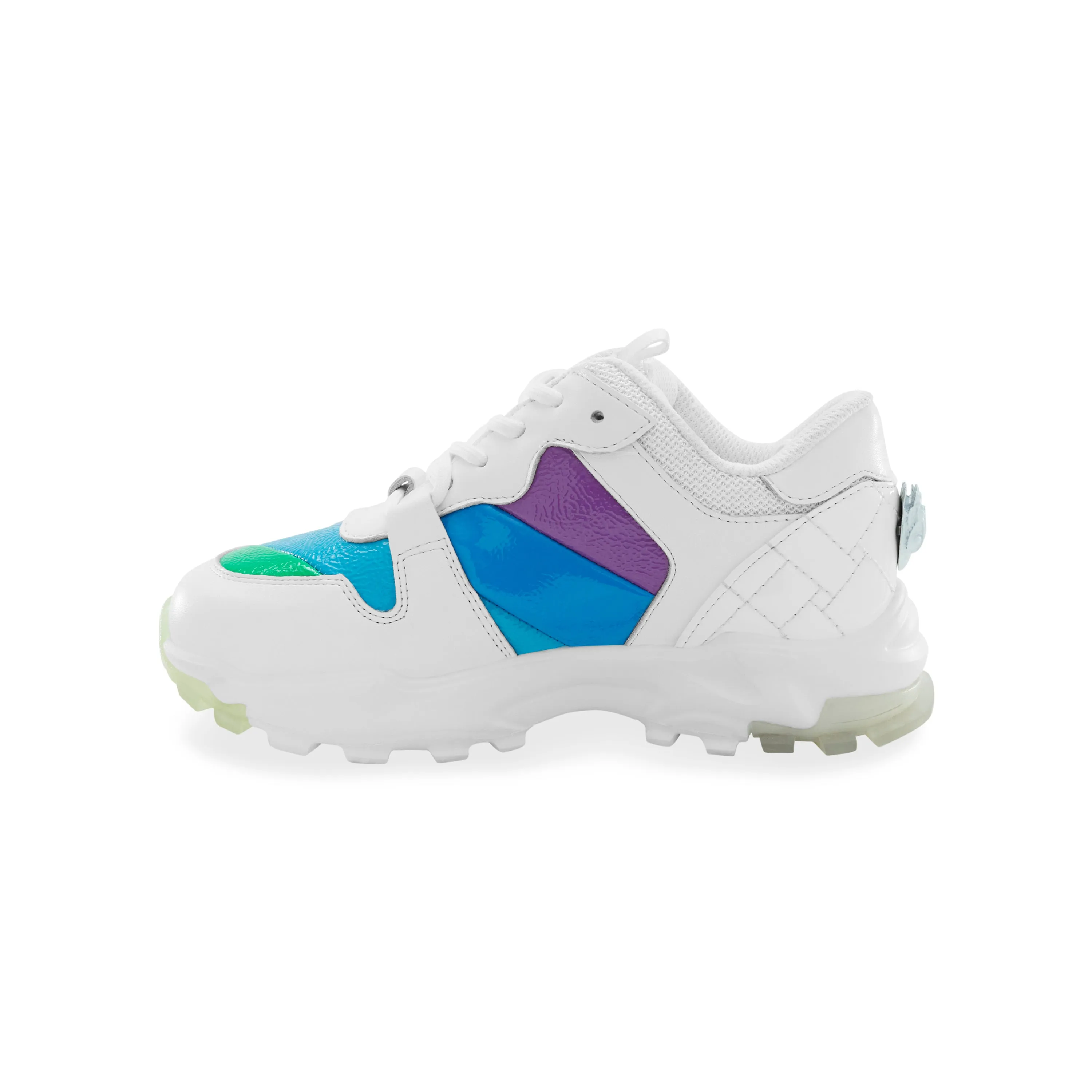 Mini Lettie Eagle Sneaker - Big Kid White Multi