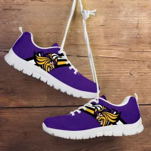 Minnesota Fan Art White Running Shoes