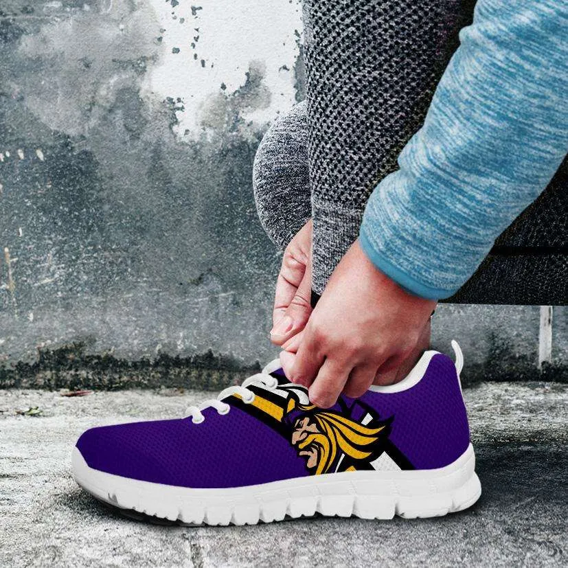 Minnesota Fan Art White Running Shoes