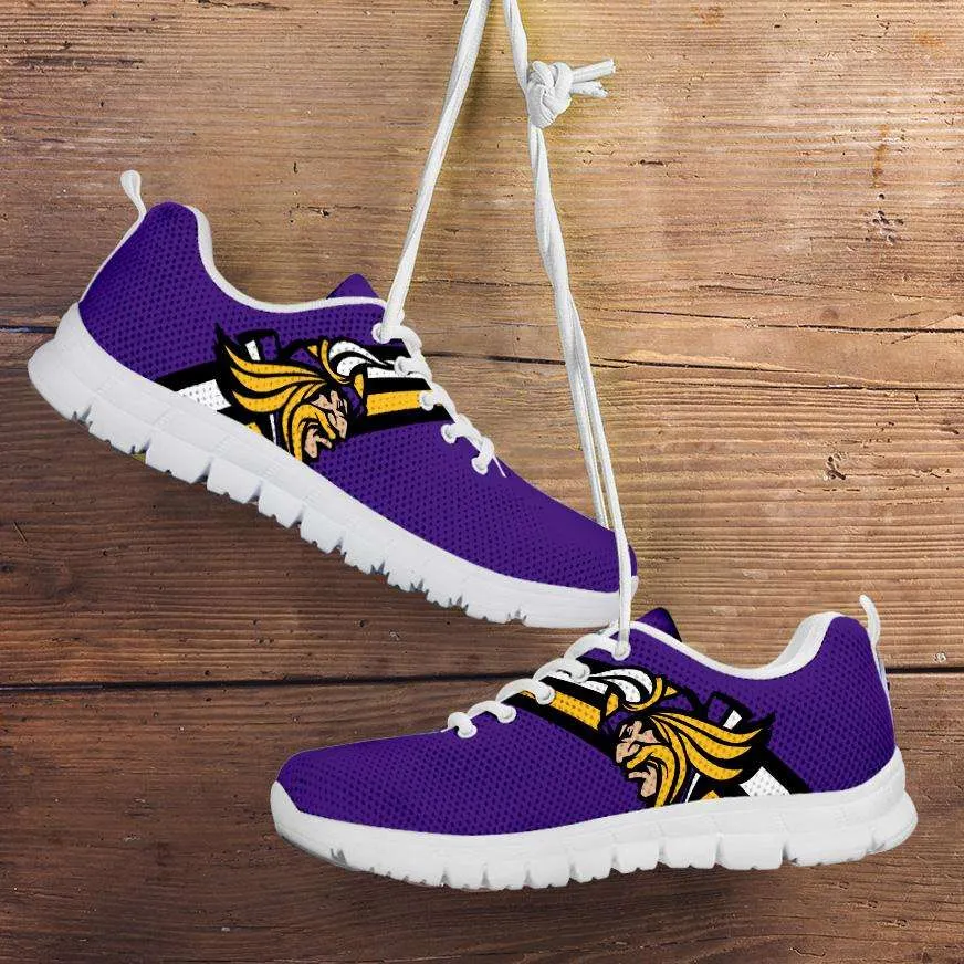 Minnesota Fan Art White Running Shoes