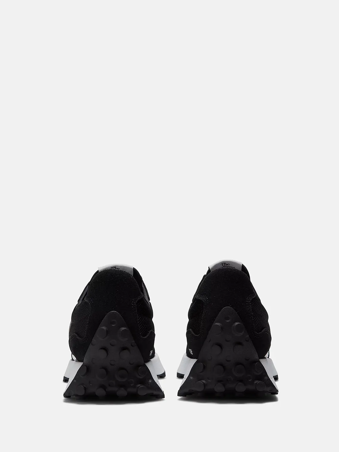 New Balance 327 sneakers nero con logo bianco