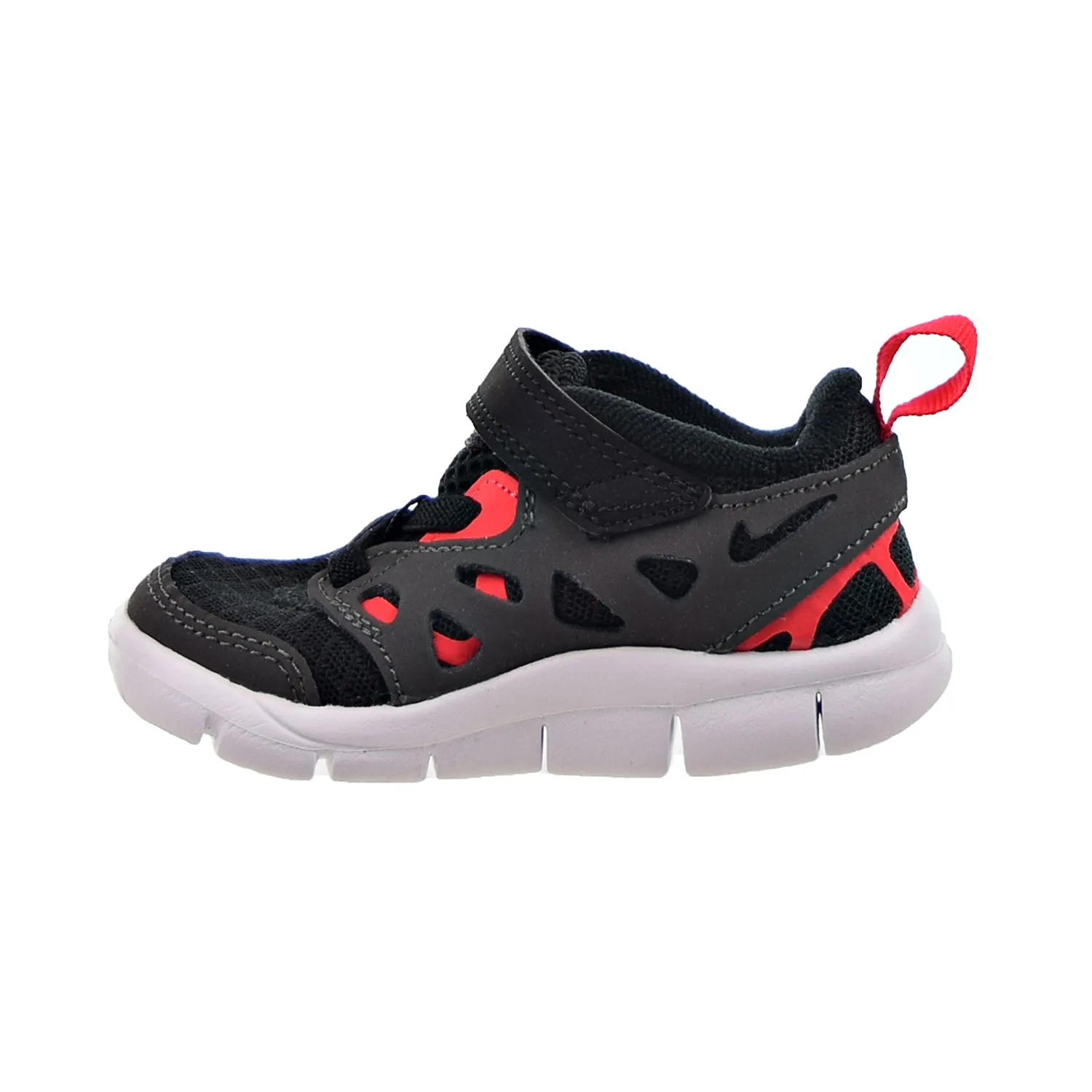 Nike Free Run 2 (TD) Toddler's Shoes Black-Siren Red-Medium Ash-White