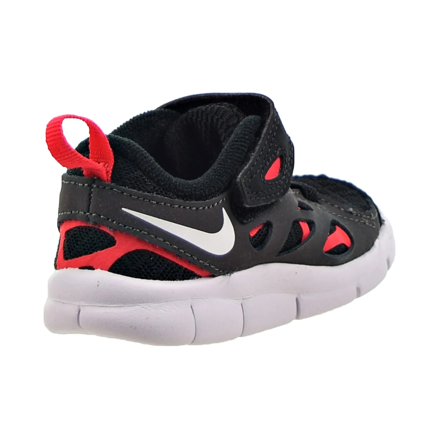 Nike Free Run 2 (TD) Toddler's Shoes Black-Siren Red-Medium Ash-White