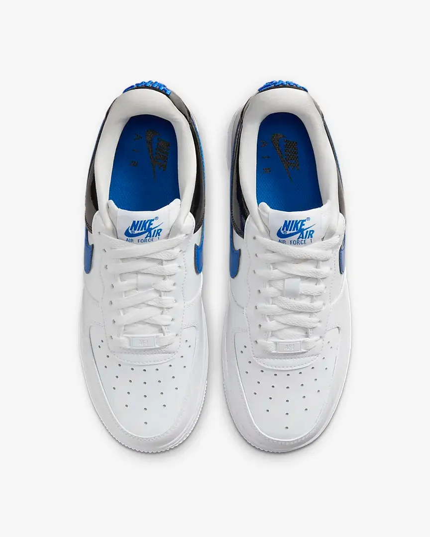 Nike Women's Air Force 1 07 ESS SNKR Game Royal/White-Black