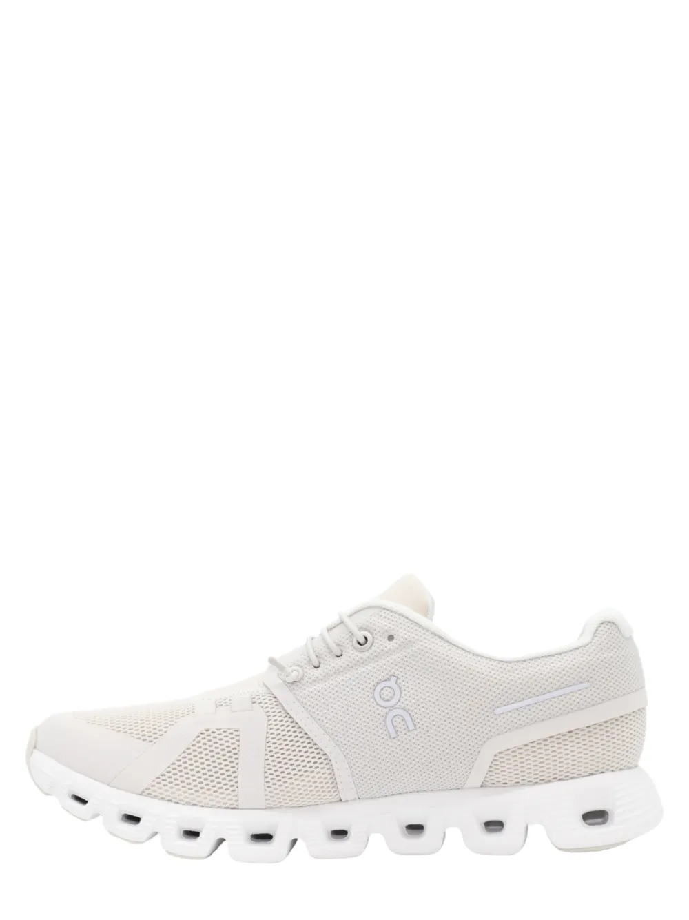 On Running Women's Cloud 5 Sneakers in Pearl/White