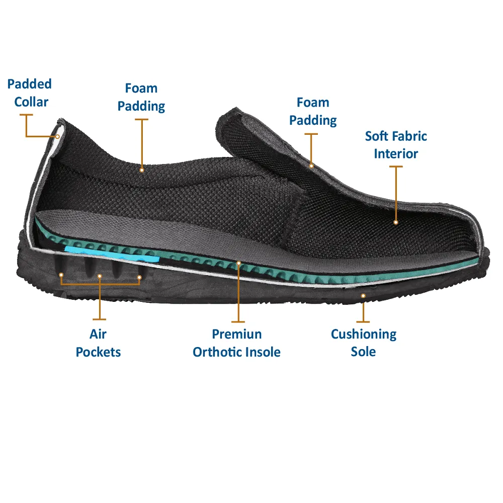 Orthofeet Men's Lincoln Center Dress Shoes