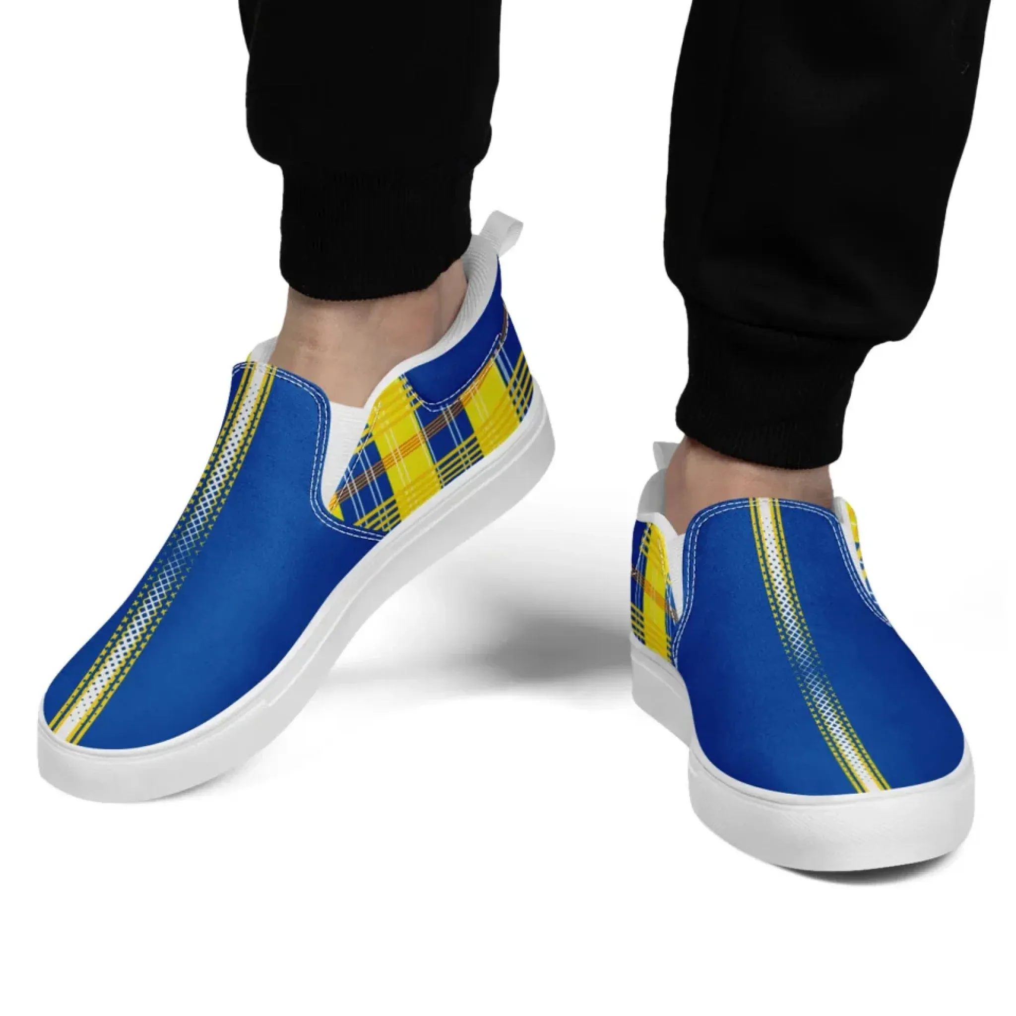 Personalized Corporate Sneakers, Custom Event Slip On Shoes, Comfortable Unisex Shoes