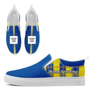 Personalized Corporate Sneakers, Custom Event Slip On Shoes, Comfortable Unisex Shoes