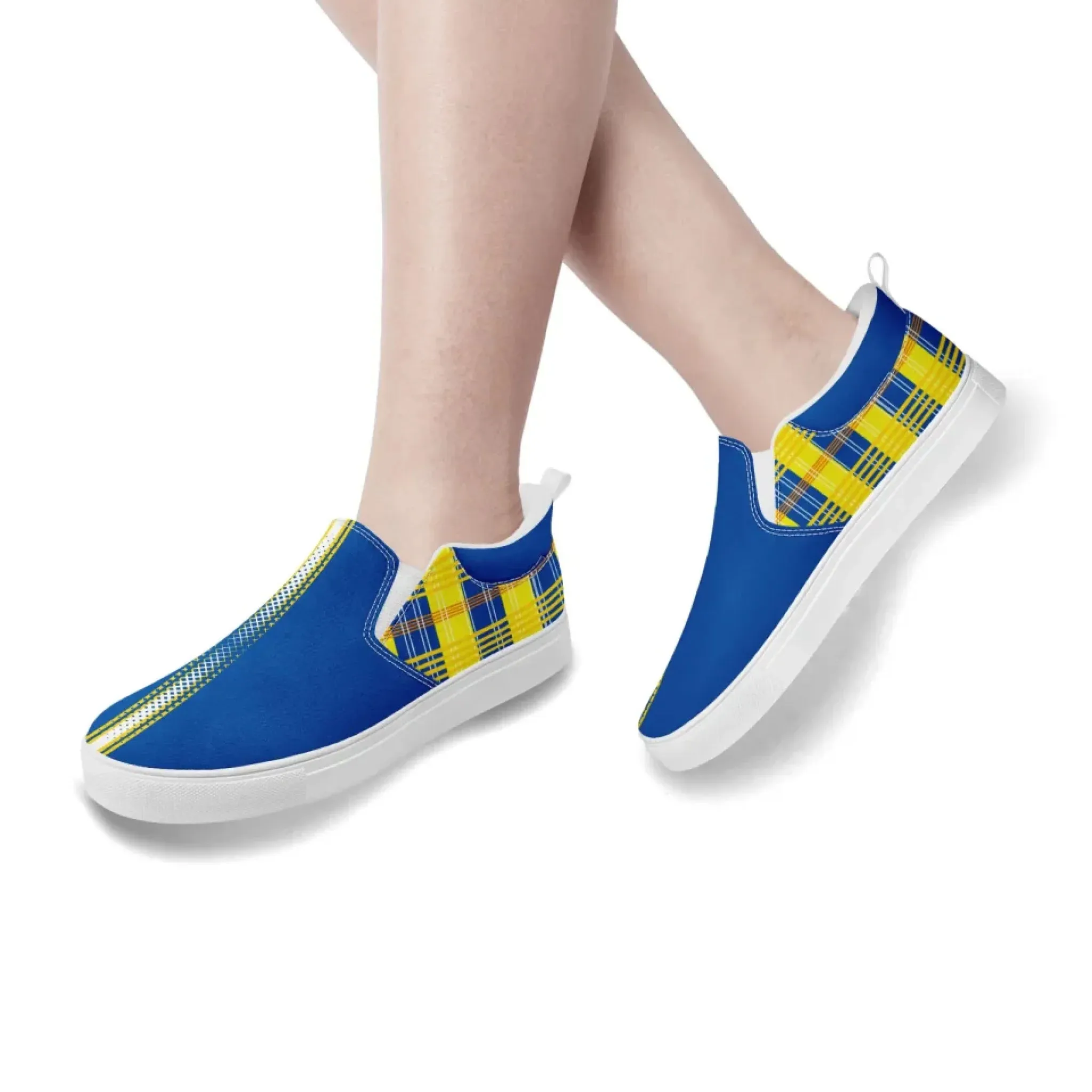 Personalized Corporate Sneakers, Custom Event Slip On Shoes, Comfortable Unisex Shoes