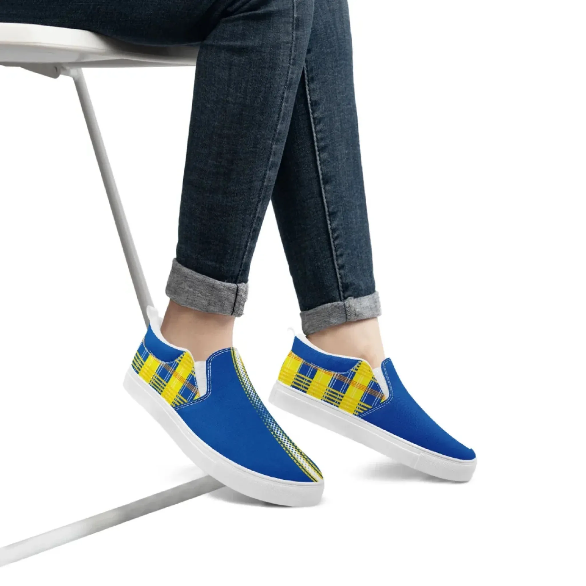Personalized Corporate Sneakers, Custom Event Slip On Shoes, Comfortable Unisex Shoes