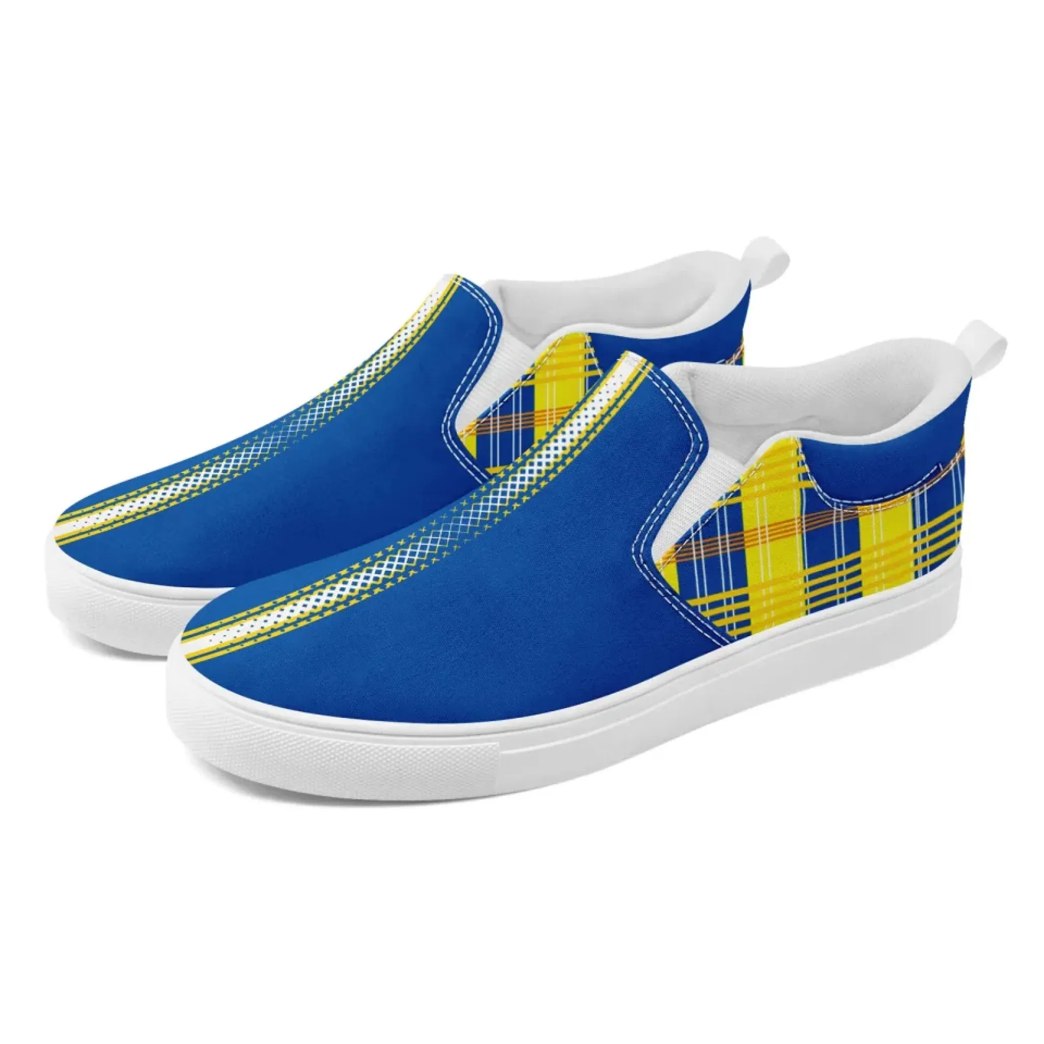Personalized Corporate Sneakers, Custom Event Slip On Shoes, Comfortable Unisex Shoes