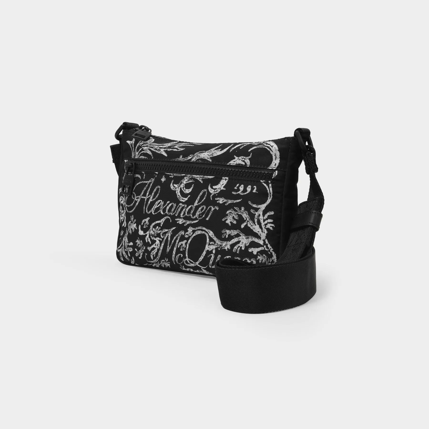 Phone Bag in Black Canvas